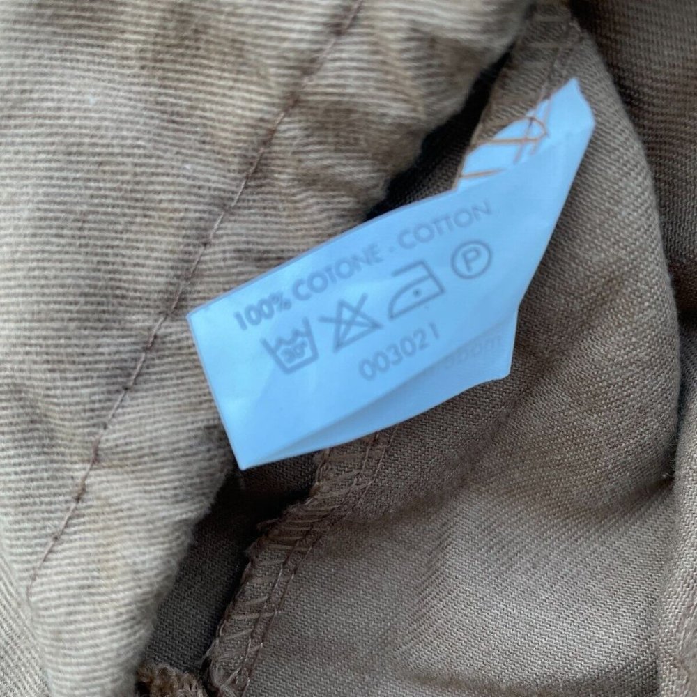 Gucci Dust Bag Brown Cotton Dustbag draw String Made in Italy set of 2 Authentic - Picture 7 of 11